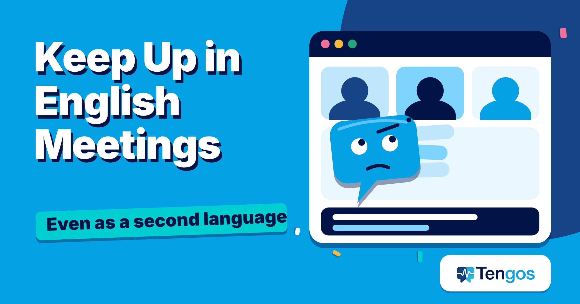 Cover image about English for meetings: keeping up when English is your second language
