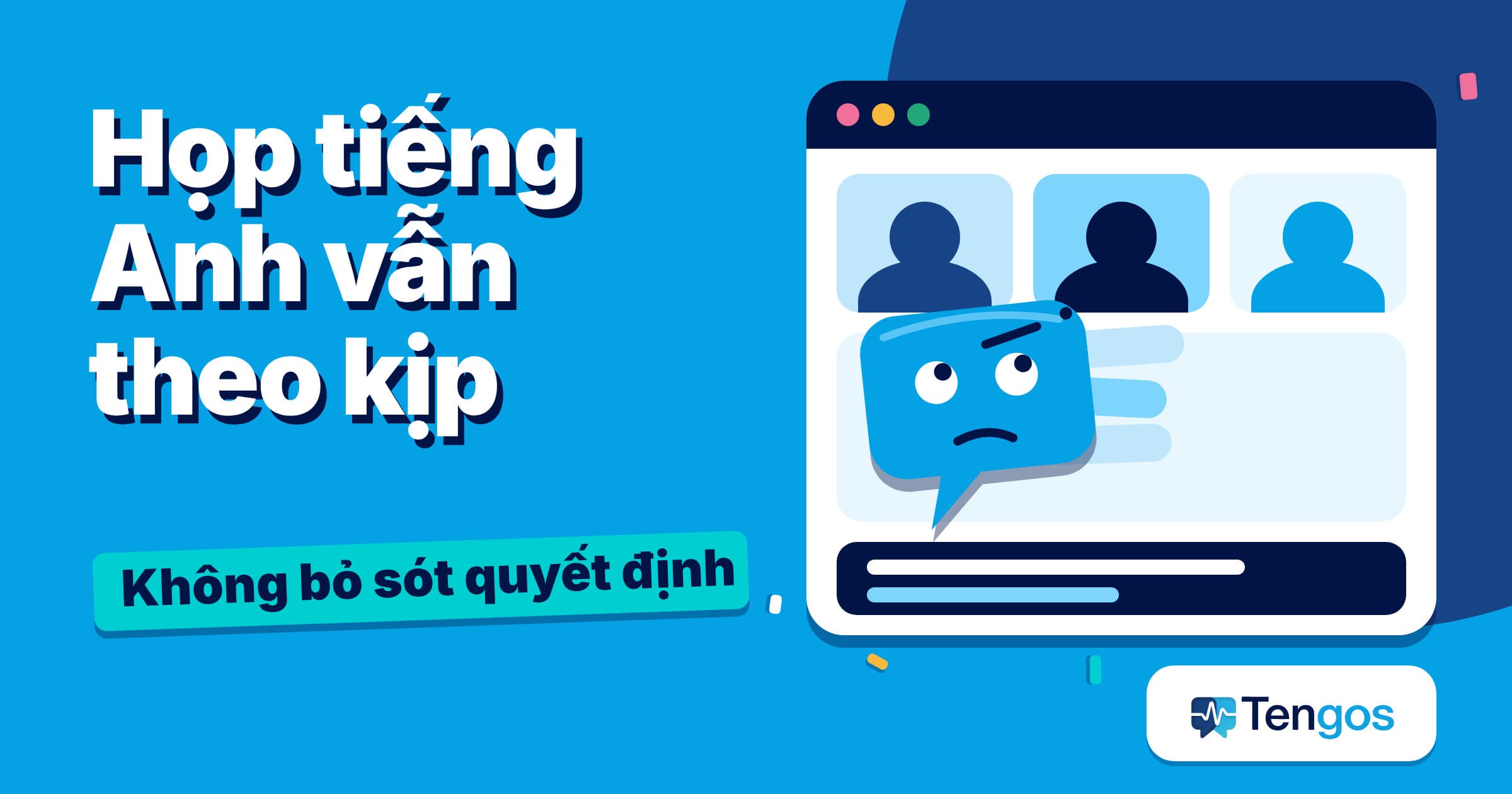 Ảnh bìa họp tiếng Anh: theo kịp cuộc họp khi tiếng Anh là ngôn ngữ thứ hai